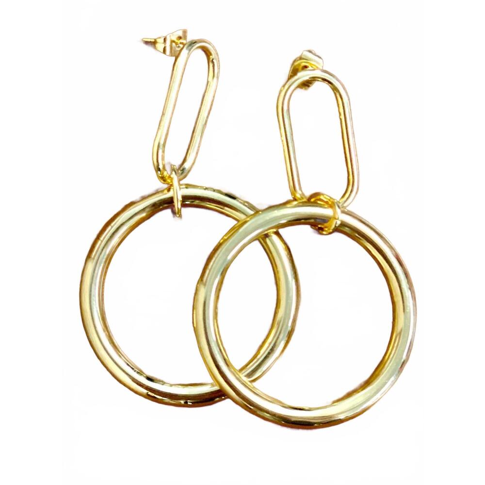 NEW MIRANDA FRYE audrey earrings in gold